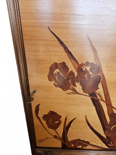 Antiquités - Louis Majorelle Cabinet Art Nouveau "Aux Chèvrefeuilles"