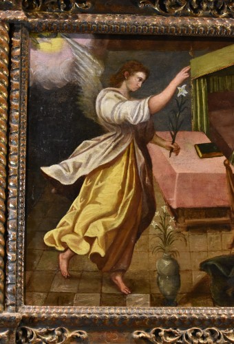Paintings & Drawings  - The Annunciation, Tuscan School Second Half Of The 16th Century