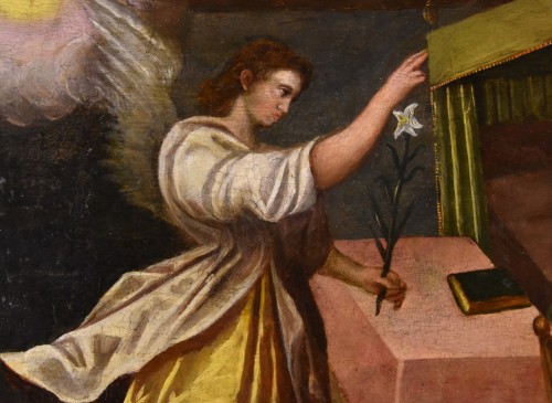 Antiquités - The Annunciation, Tuscan School Second Half Of The 16th Century