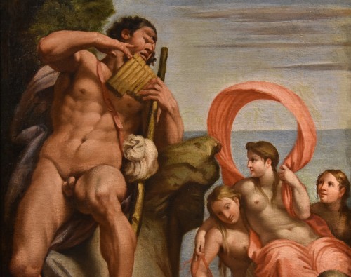 XVIIe siècle - Polyphème et Galatée, atelier de Annibale Carracci (1560 - 1609)