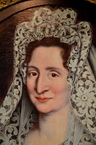 XVIIIe siècle - Portrait d'une femme en robe, attribué à Jean Ranc (1674 - 1735)