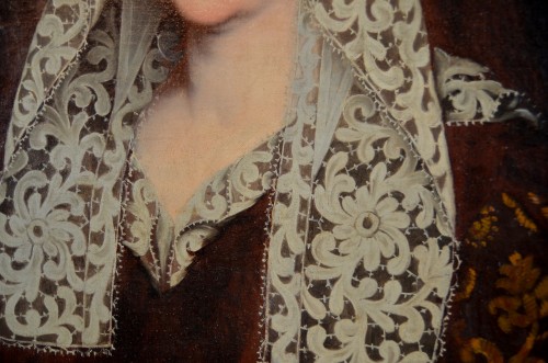 Portrait d'une femme en robe, attribué à Jean Ranc (1674 - 1735) - Louis XV