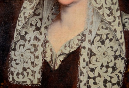 Antiquités - Portrait d'une femme en robe, attribué à Jean Ranc (1674 - 1735)