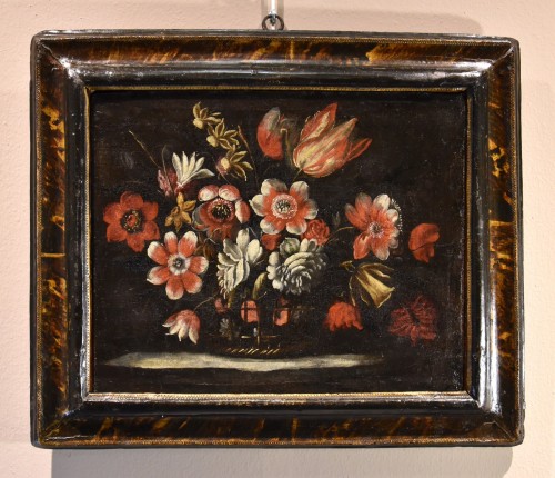 Antiquités - Pair Of Still Lifes Of Flowers, attributable to Josè De Arellano ( 1653 - C. 1714)