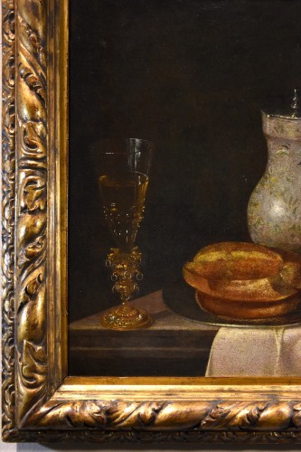 Paintings & Drawings  - Still life with a crystal goblet, Flemish school of the 17th century