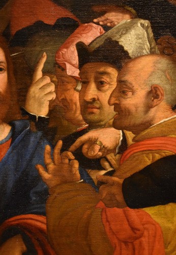Louis XIII - Le Christ et la femme adultère, atelier de Lorenzo Lotto (1480 - 1556)