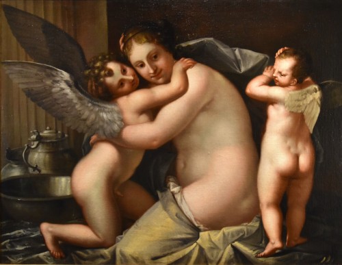 Venus With The Two Loves (eros And Anteros), Pietro Liberi (1605 - 1687)