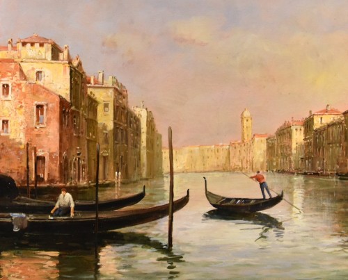 Tableaux et dessins Tableaux XIXe siècle - Vue de Venise avec le Grand Canal, Antoine Bouvard dit Marc Aldine (1875 - 1957)