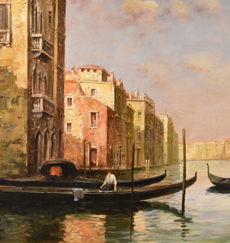 XIXe siècle - Vue de Venise avec le Grand Canal, Antoine Bouvard dit Marc Aldine (1875 - 1957)
