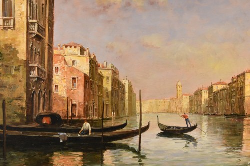 Antiquités - View Of Venice With The Grand Canal, Antoine Bouvard called Marc Aldine (1875 - 1957)
