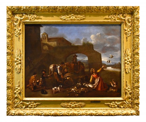 Return from the Hunt, Flemish school of the 17th century