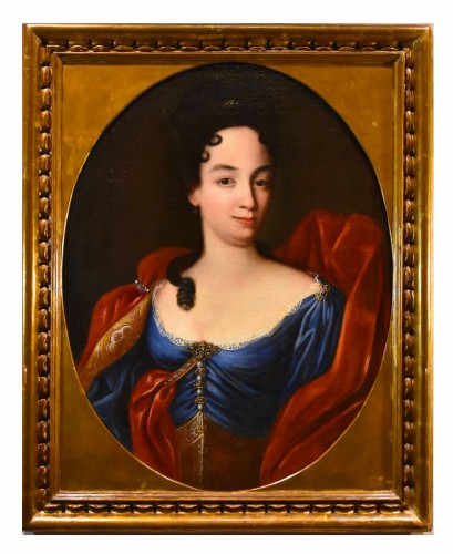 Portrait d'Anne Marie d'Orléans, école italienne du 18e siècle
