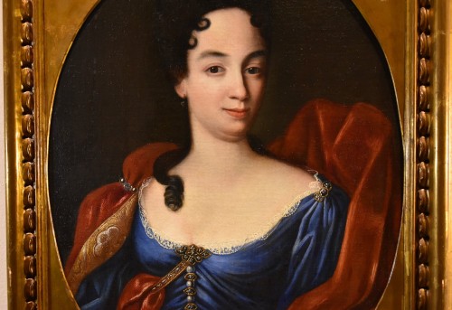 Portrait d'Anne Marie d'Orléans, école italienne du 18e siècle - Louis XIV