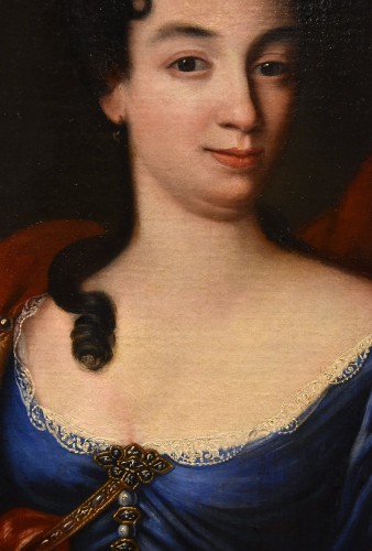 Louis XIV - Portrait d'Anne Marie d'Orléans, école italienne du 18e siècle