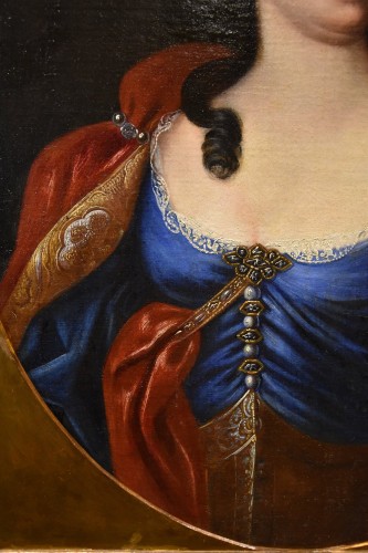 Antiquités - Portrait Of Anne Marie d&#039;Orléans, Italian school of tthe 18th century