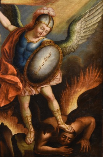 18th century -  Saint Michael The Archangel, 18th-century Spanish Colonial School