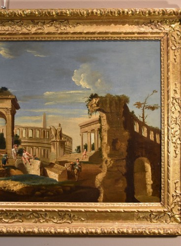 Architectural Capriccio, Jacob Fabris (1689 - 1761) - Louis XIV