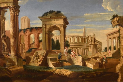 Antiquités - Architectural Capriccio, Jacob Fabris (1689 - 1761)