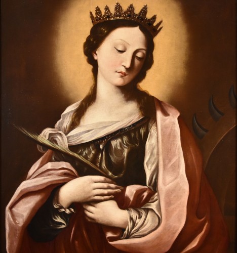 Paintings & Drawings  - Saint Catherine Of Alexandria, Workshop Of Guido Reni (Bologna 1575 - 1642)