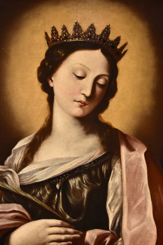 Sainte Catherine d'Alexandrie, Atelier de Guido Reni (1575 - 1642) - Antichità Castelbarco