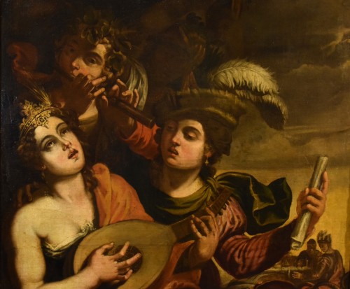 Louis XIII - Aeneas And Dido, Attributed To Pseudo-Caroselli (Rome, Active C. 1630/1650)