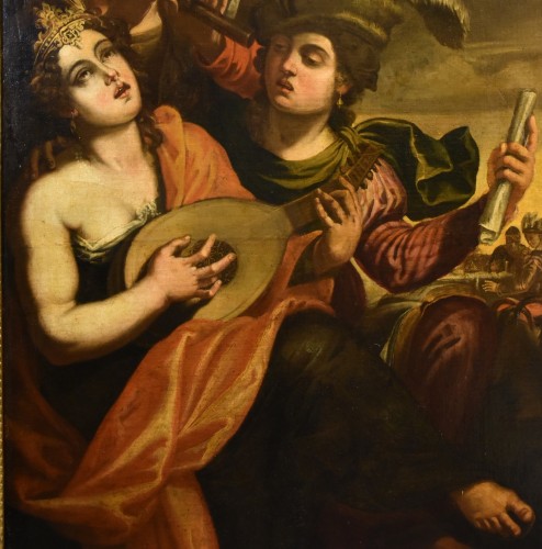 Antiquités - Aeneas And Dido, Attributed To Pseudo-Caroselli (Rome, Active C. 1630/1650)