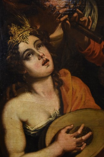 Antiquités - Énée et Didon, Attribué à Pseudo-Caroselli (Rome, c. 1630/1650)