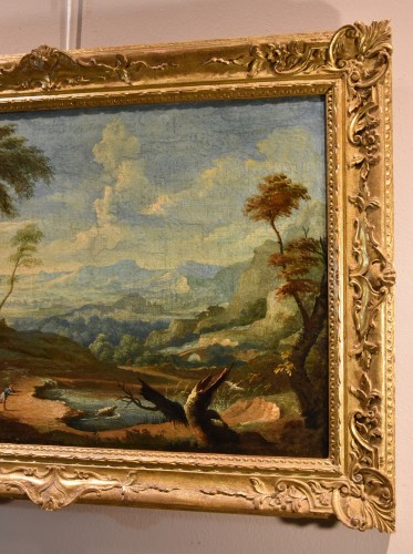 A Pair Of Arcadian Landscapes With Figures, Italy 18th century - 