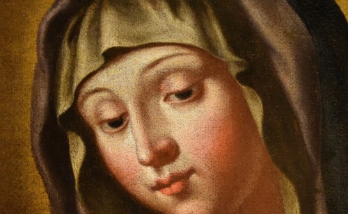 Antiquités - Virgin At Prayer,  Italy 17th century