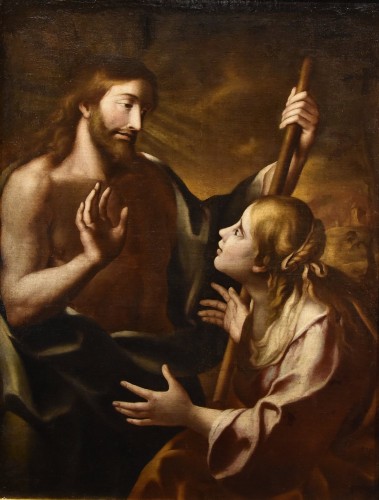 Noli Me Tangere, Late 17th-century Bolognese Painter