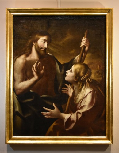 Noli Me Tangere, Peintre Bolonais du XVIIe siècle - Tableaux et dessins Style Louis XIII