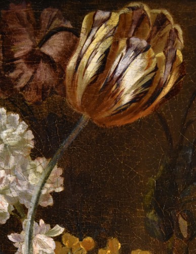 Nature morte aux fleurs, fin 18e siècle - Antichità Castelbarco