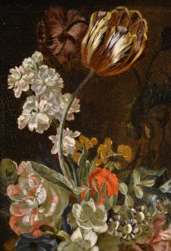 XVIIIe siècle - Nature morte aux fleurs, fin 18e siècle