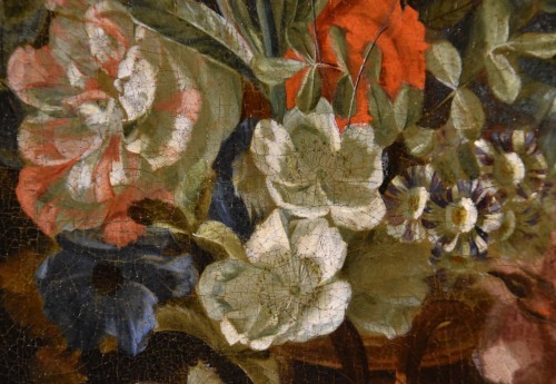 Antiquités - A late 18th century Still Life With Flowers