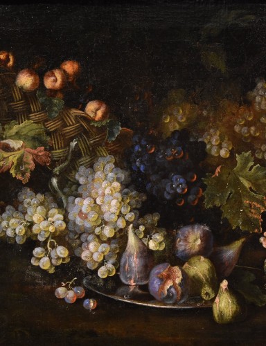 Still Life Of Fruit With Lizard, Attributed to Franz Werner Von Tamm  - 