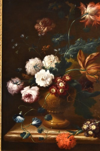 Tableaux et dessins Tableaux XVIIIe siècle - Nature morte aux fleurs, Johann Baptist Drechsler (1756 - 1811)