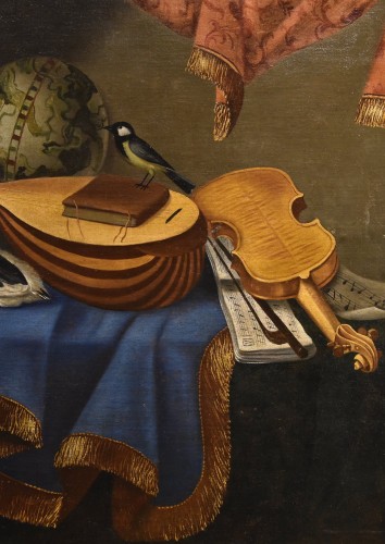 Nature morte aux instruments de musique, Bonaventura Bettera (1663 - 1718) - Antichità Castelbarco