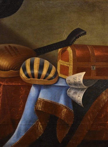 Still Life With Musical Instruments, Bonaventura Bettera (1663 - 1718) - 