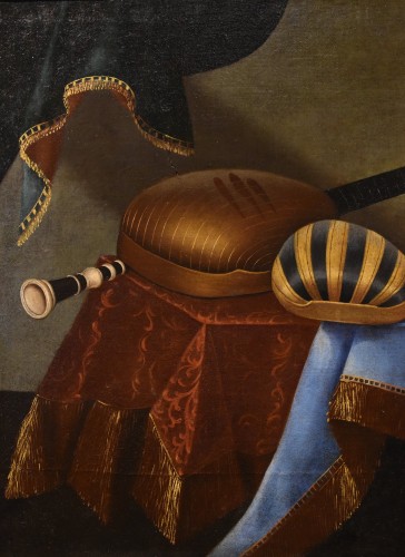 Still Life With Musical Instruments, Bonaventura Bettera (1663 - 1718) - Louis XIV