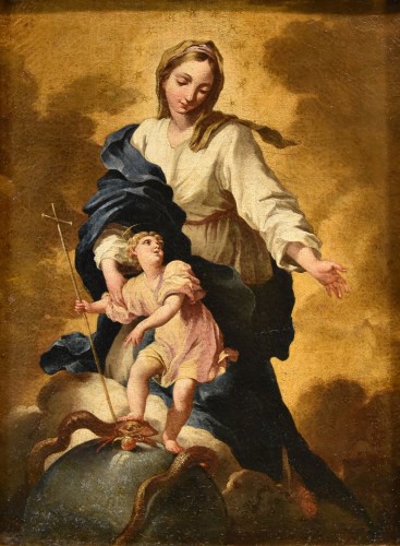 The Immaculate Virgin, Antonio Maria Piola (genoa 1654 - 1715)