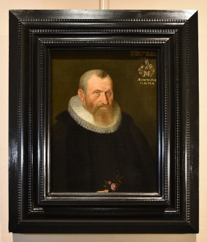 Portrait d'un gentilhomme, 1624 - Tableaux et dessins Style Louis XIII