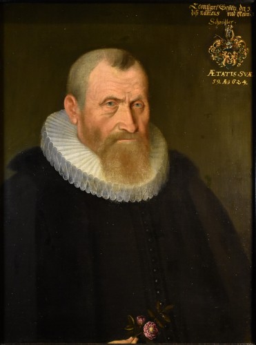 Paintings & Drawings  - Portrait Of A Gentleman, 1624