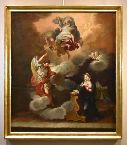 The Annunciation, Luigi Garzi (1638 -1721) - Paintings & Drawings Style Louis XIV