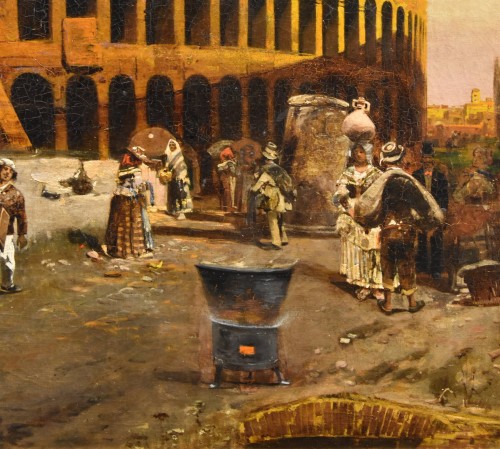 Napoléon III - Le Colisée de Rome - Robert Alott (1850-1910)