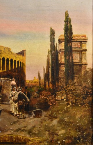 Antiquités - The Colosseum in Rome - Robert Alott (1850-1910)