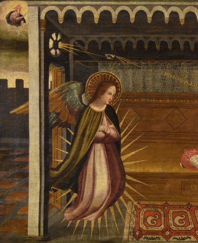 Paintings & Drawings  - The Annunciation Italian school of the 17th century