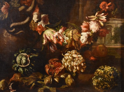 17th century - Aniello Ascione (C. 1680 - 1708), Still Life With Flower