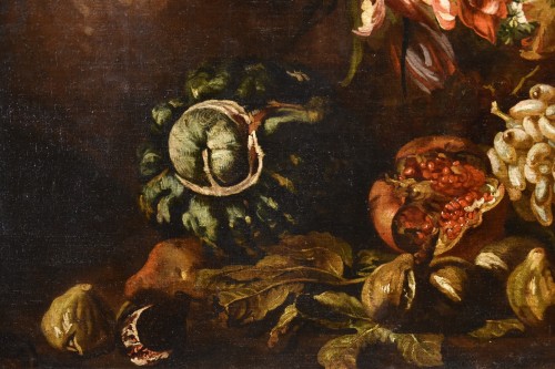 Aniello Ascione (C. 1680 - 1708), Still Life With Flower - Louis XIV