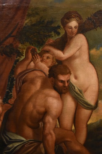 Hercules And Onphale, italian school of the 17th century - Louis XIII