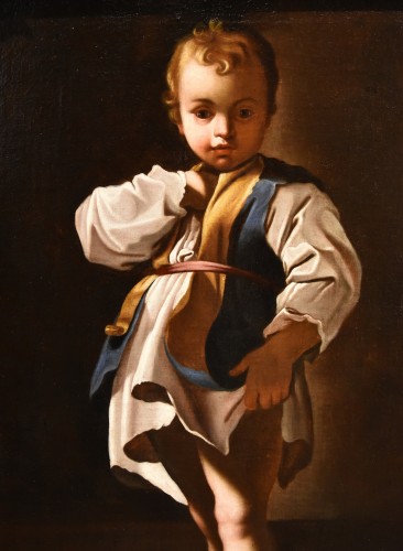 Antiquités - Portrait d'enfant, atelier de Bartolomeo Schedoni (1578 - 1615)